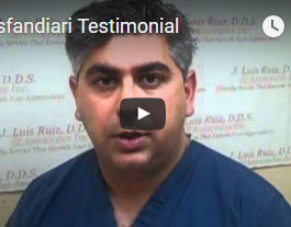 Dr. Esfandiara's Testimonial